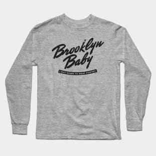 Brooklyn Baby Black Long Sleeve T-Shirt